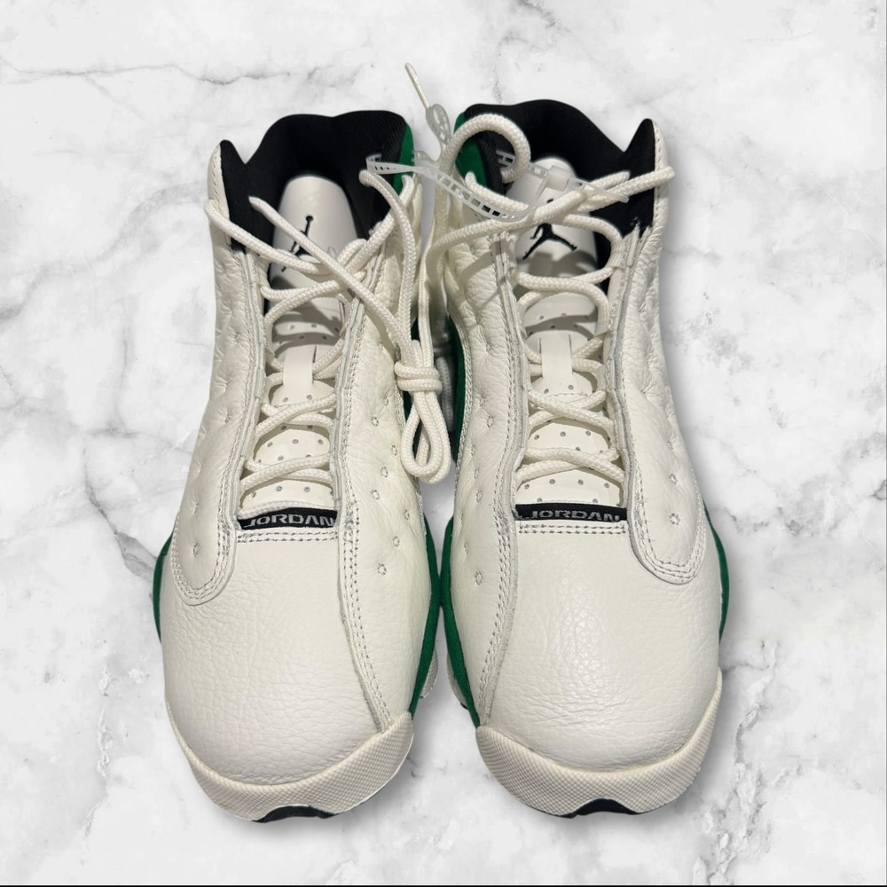 Nike Air Jordan 13 Sail Pine Green HQ0780-103 Size 5.5Y - Picture 5 of 6